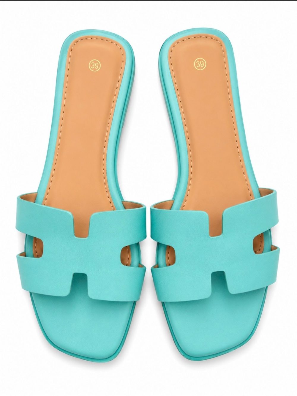 Women’s Turquoise Slide Mules - Unbranded